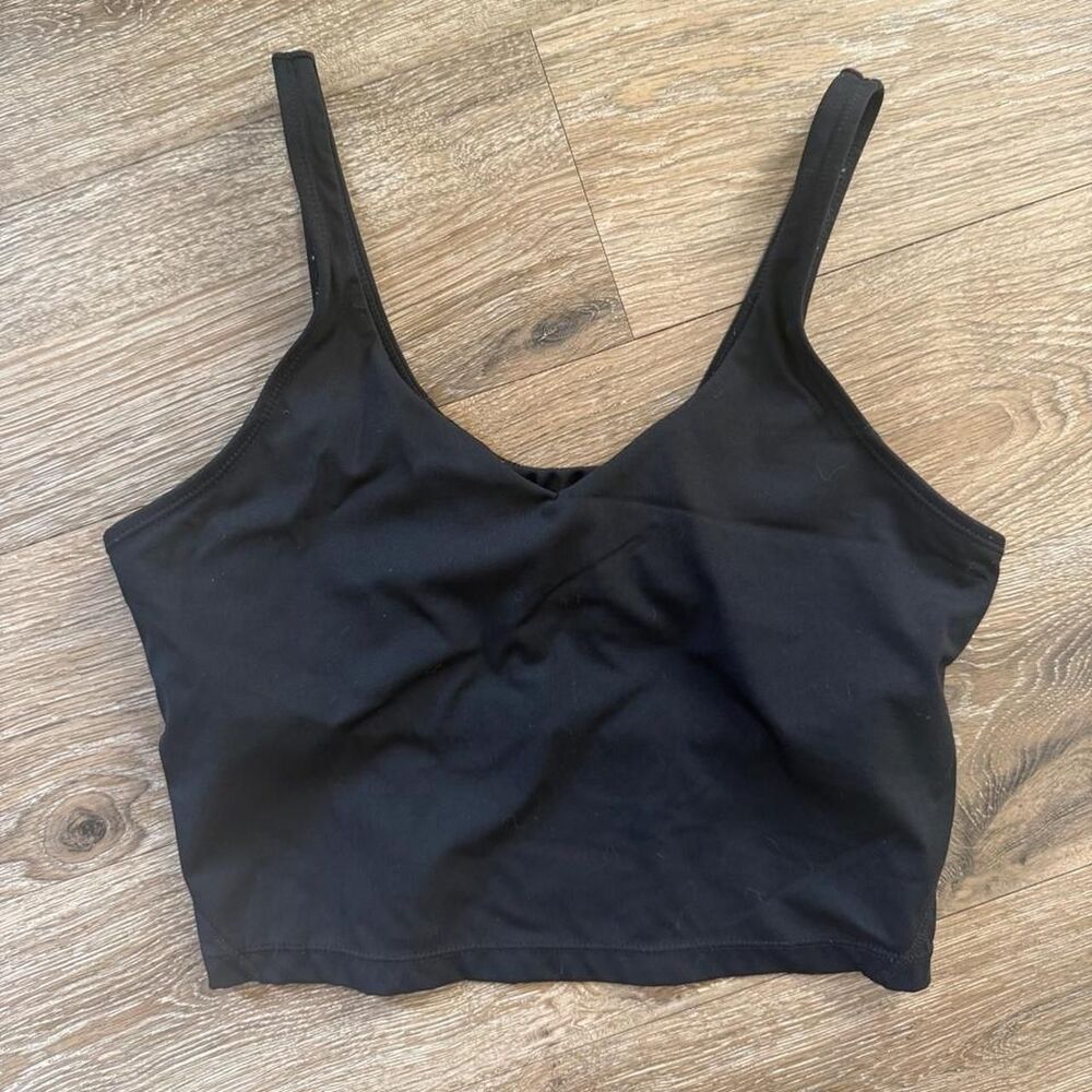 Black Sports Bra- Crop